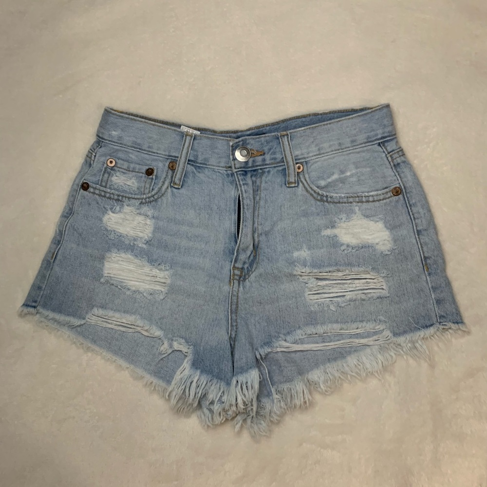 Aeropostale High rise Jean shorts size 0